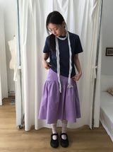 26SS★ [BAONHAUS] キンネイクーリングセミクロップ半袖Tシャツ