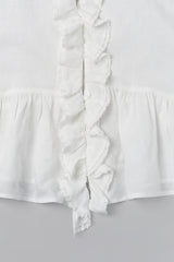 Moi ruffle blouse_ivory