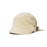 Metal Tip Scarf Cap / Beige