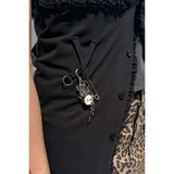 LACE JERSEY TOP