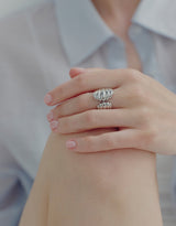 26SS★ [Premium Plating] H Edition AB(W) Shell Wave Ring
