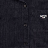クロップセーラーカラーデニムジャケット (FOR WOMAN)_SYS1BL51DN