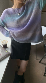 Turtleneck loose fit knitwear