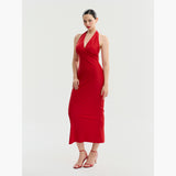 Marilyn Dress in Tomato
