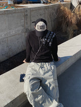 Lot Nine Waffle Long Sleeve Tee 4C