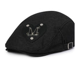 TIKI METAL LOGO HEART PATCH DENIM HUNTING CAP UNISEX