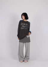MIX STRIPE LOOSE TEE