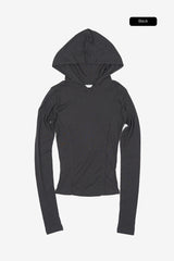 ノア シースルー フーデッド Tシャツ