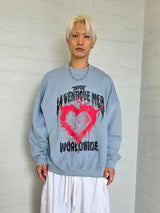 VENTIQUE ブローくんハートスウェットシャツ3カラー