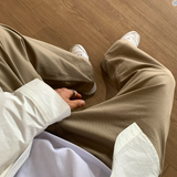  Wonderant Cotton Ton-Tuck Banding Wide Pants