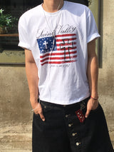 Vintage Clyde American Flag Short-Sleeved T-Shirt 3C