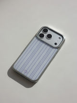 [MADE] Stripe Epoxy Silver Bumper Case [iPhone/Galaxy]