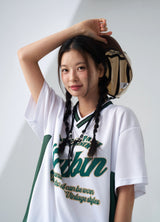 V-neck football jersey