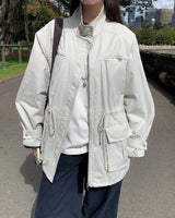 [ORIGINAL] Rien High-Neck Half-Length Field Jacket
