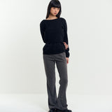 Wrap Skirt Pants Charcoal