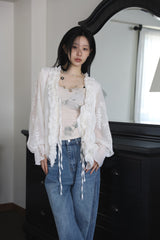 Pony Flower Frill Blouse