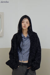 Mild Cotton Checkered Collar Shirt