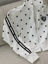 White Star Devil Jersey Zip-up
