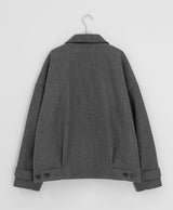 サイトラハーフジップアップコートジャケット