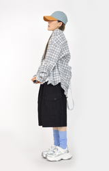 (UNISEX)エアリーコットンチェックシャツ(3colors)