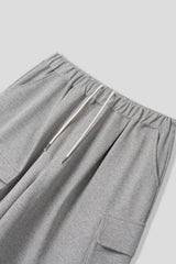 Scull cargo sweat bermuda pants 2C
