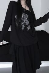 tattoo printing long sleeve T