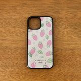 strawberry epoxy bumper case (white)