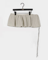 Hoolie Checkered Plain Lace Wrap Skirt