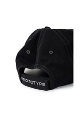 DESTROYED SIGNATURE LOGO CAP (BLACK)