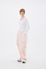 LUNA WIDE PANTS / PINK