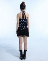 Eyelet 2 - Way Wrap Skirt - Black
