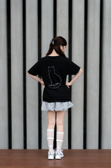 コラボレーション Meow Tシャツ | miumiu × 60% - BLACK