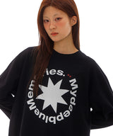 MM FRONT ROUND LOGO LONG SLEEVE T(2 COLORS)