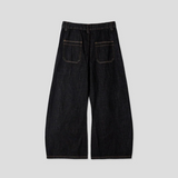 [Unisex] ステッチブーツカットデニムパンツ