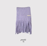 #Fluffy Hairy Wide Scarf Muffler (11color)