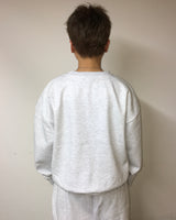 Lettering Paint Cropped Sweatshirt (3c)