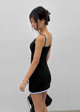[MADE] Prico Layered Mini Dress (Built-in Cap)