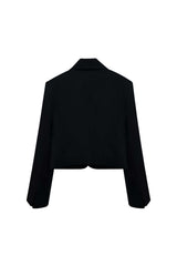 ASTRAL CROP JACKET / BLACK