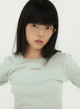 ミニロゴTシャツ ミント