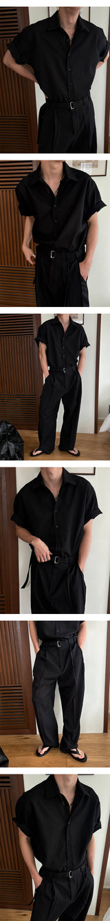 [SET UP가능] Summer belt slacks(4color)