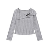 Avielle Asymmetric Buckle Top