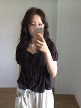 Ray Frill Blouse (2color)