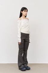 (W) Out Stitch Top