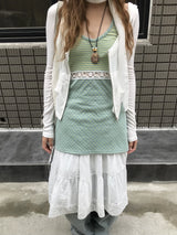 Nekie Dot Halterneck Sleeve 