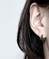 BLACK CROSS One-touch Piercing 2pcs