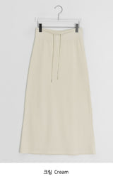 Oha Banding Color Long Skirt