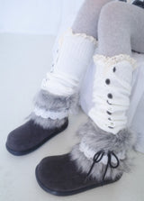 Nui Ribbon Fur Ugg Boots