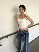 Ronnie Layered Button Top Sleeveless (3c)