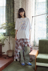 26SS★ DTPリボンクジラ半袖Tシャツ