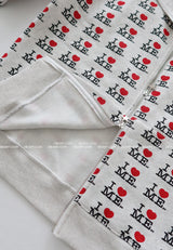 I Love Hooded Zip-Up & Jogger Pants Two Piece Set